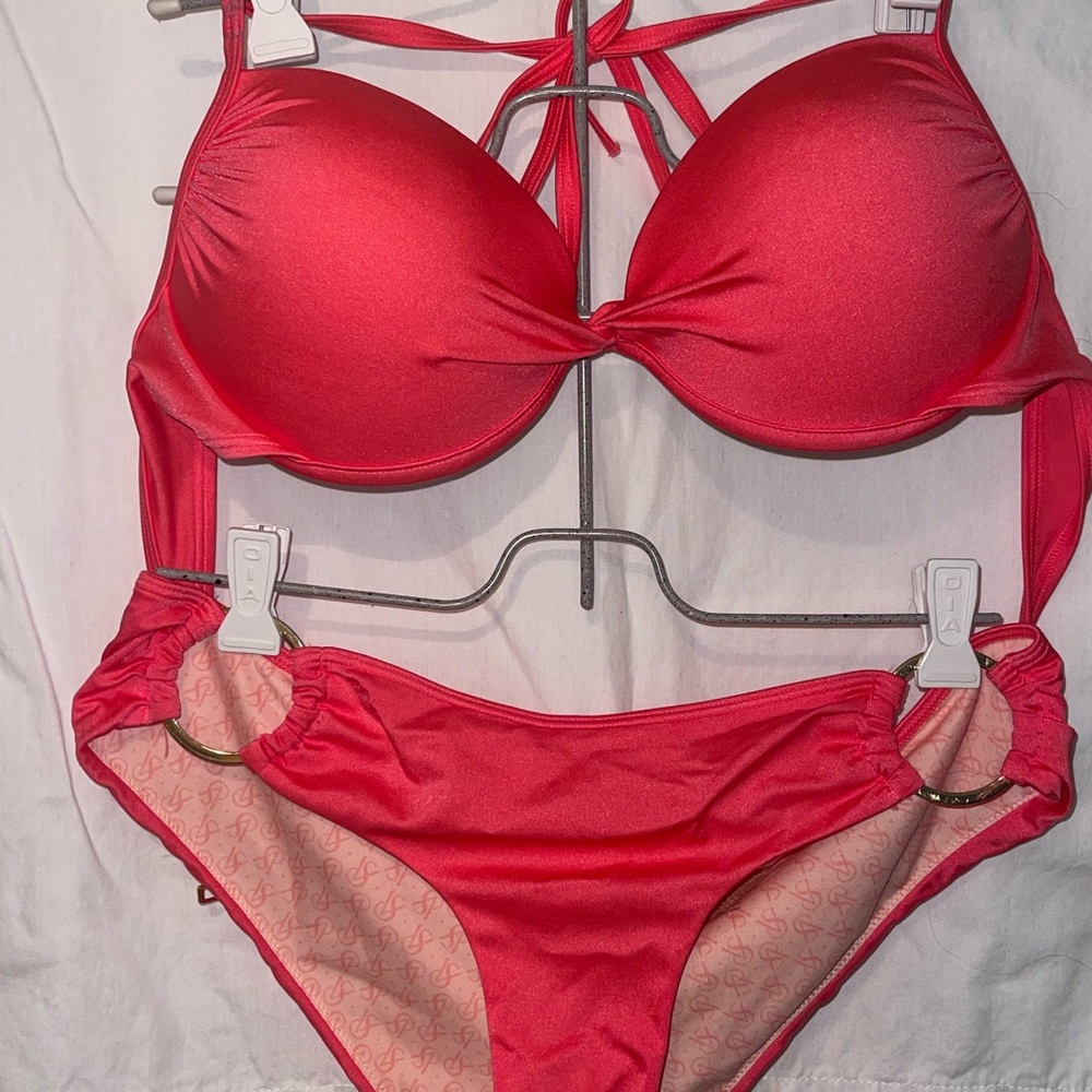 Victorias Secret Pink Bright Neon Two Piece